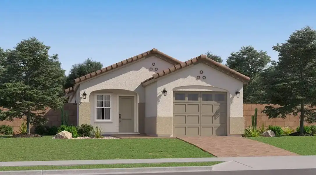 Front exterior of a home in the Blossom Rock community, located in Apache Junction, AZ (Image 18).