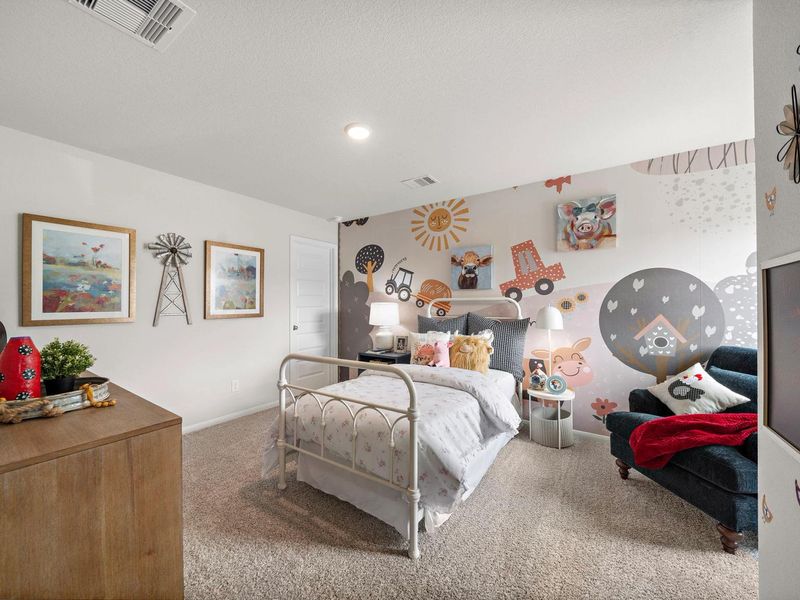 Furnished interior in a model home at Liberty Estates in Cleveland (Image 18).