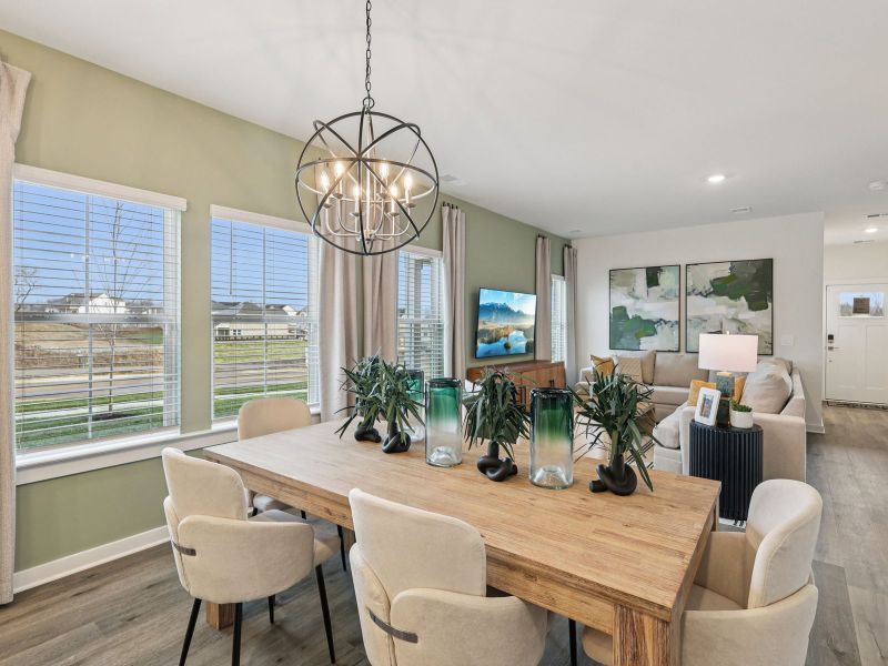 Furnished interior in a model home at Benders Cove - Premier Series in Mount Juliet (Image 7).