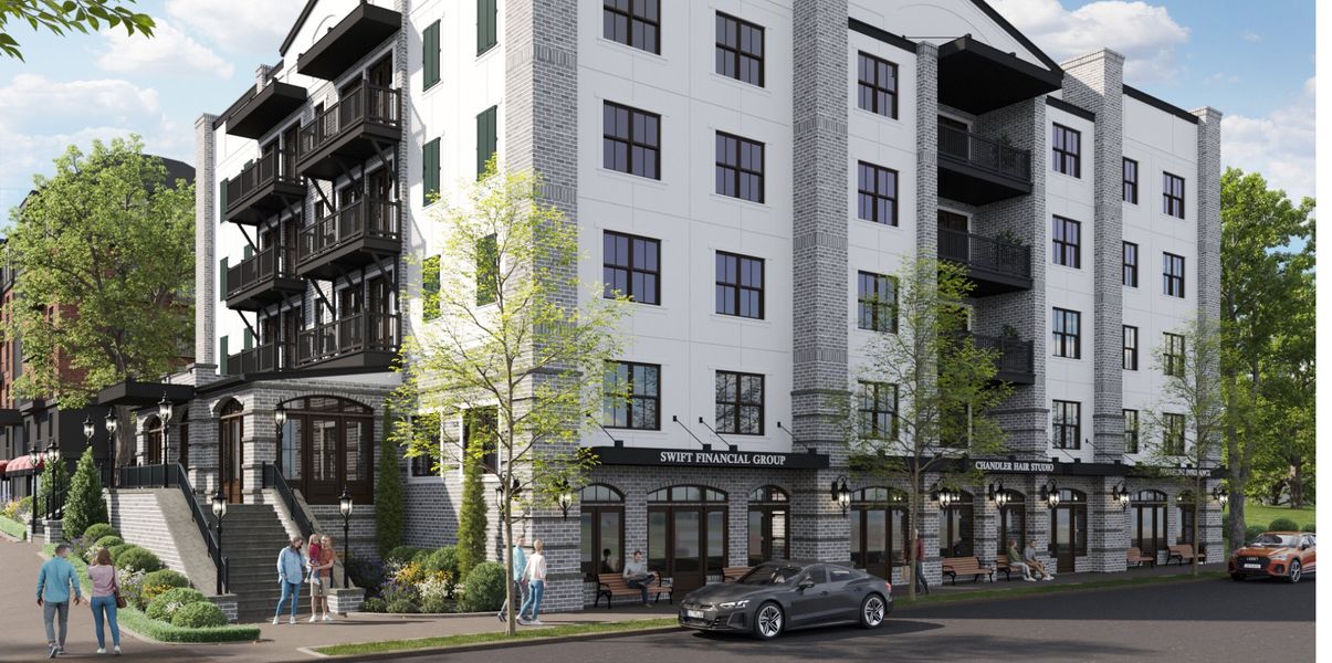 Condo located in The Enclave At South On Main, Woodstock, highlighting architectural design (Image 3).