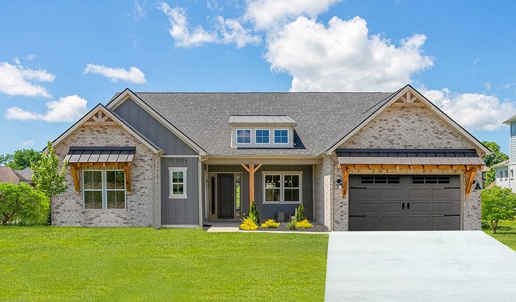 Front exterior of a home in the August Park community, located in Spring Hill, TN (Image 4).