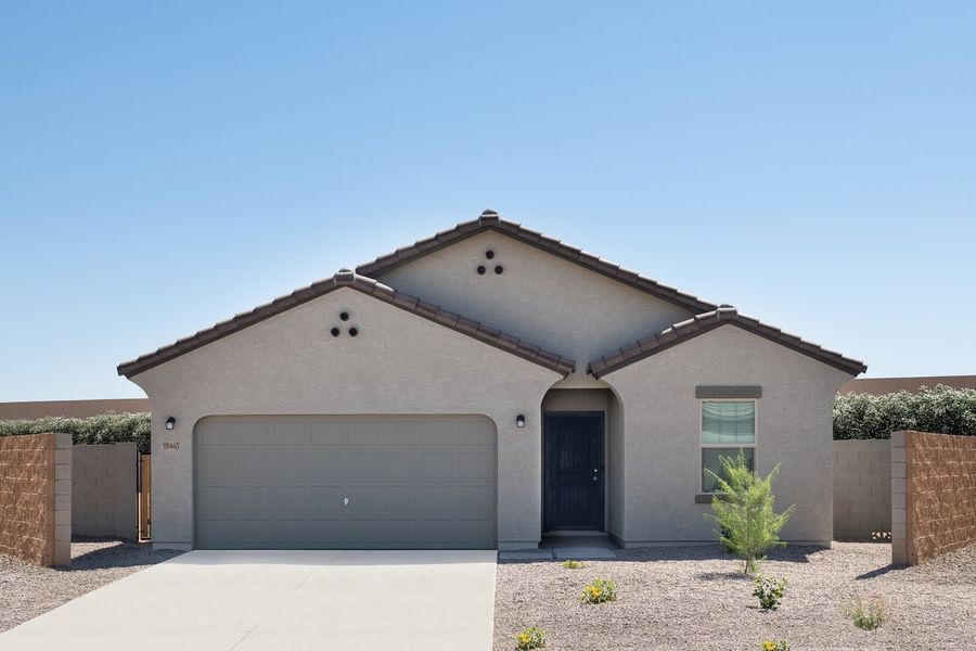 Front exterior of a home in the Magma Ranch Vistas community, located in Florence, AZ (Image 14).