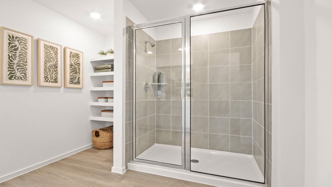 Furnished interior in a model home at Medina in Dayton (Image 27).