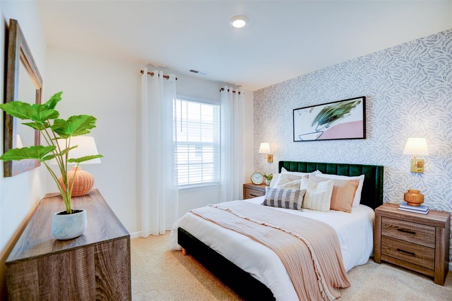 Furnished interior in a model home at Laurel Ridge in Greenville (Image 6).