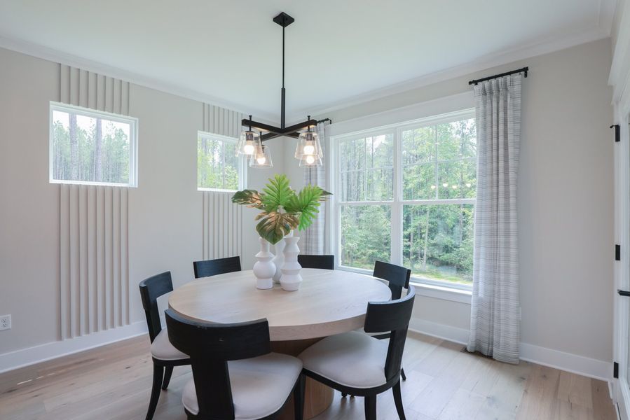 Furnished interior in a model home at The Village at Horse Creek in Graniteville (Image 11).