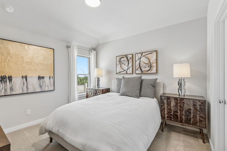 Furnished interior in a model home at Ventana in Fort Worth (Image 29).