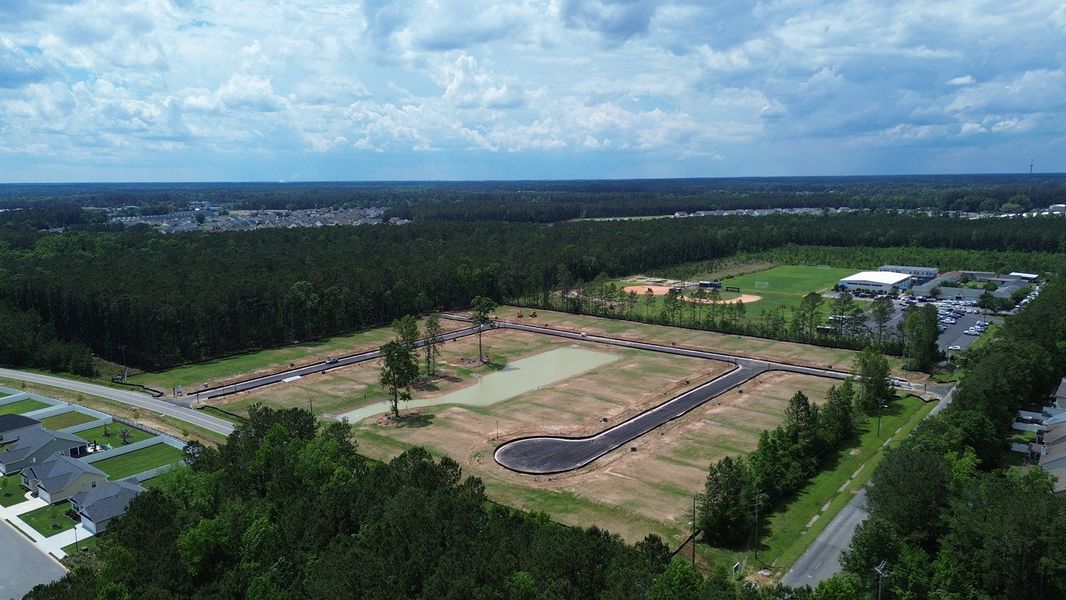 Site preparation and early development at Chapman Village in Conway, SC (Image 5).