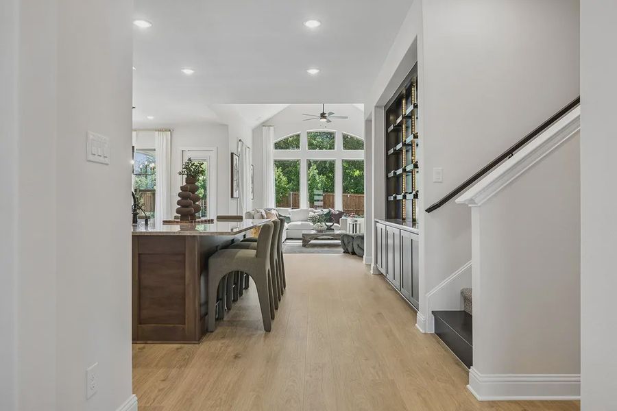 Furnished interior in a model home at Westpoint Park in Fort Worth (Image 7).