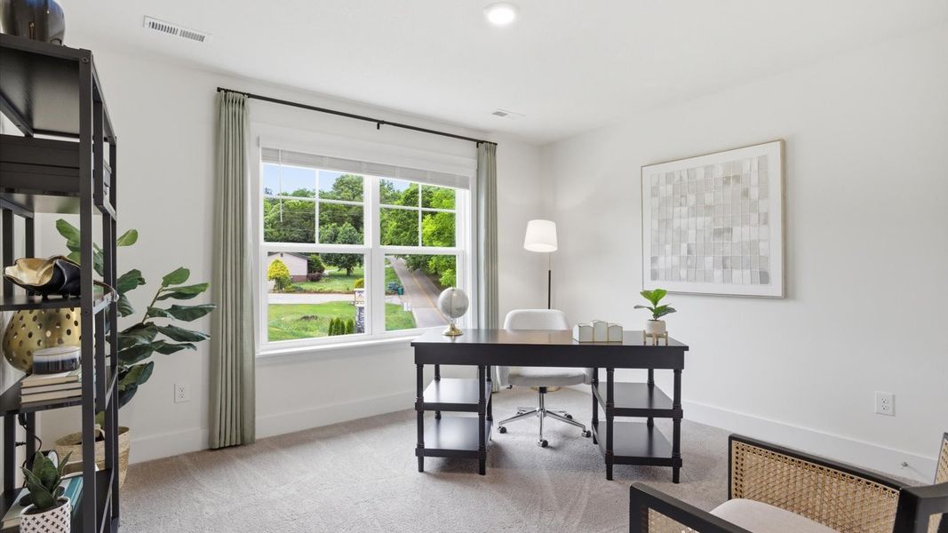 Furnished interior in a model home at Catlett Cove in Knoxville (Image 31).