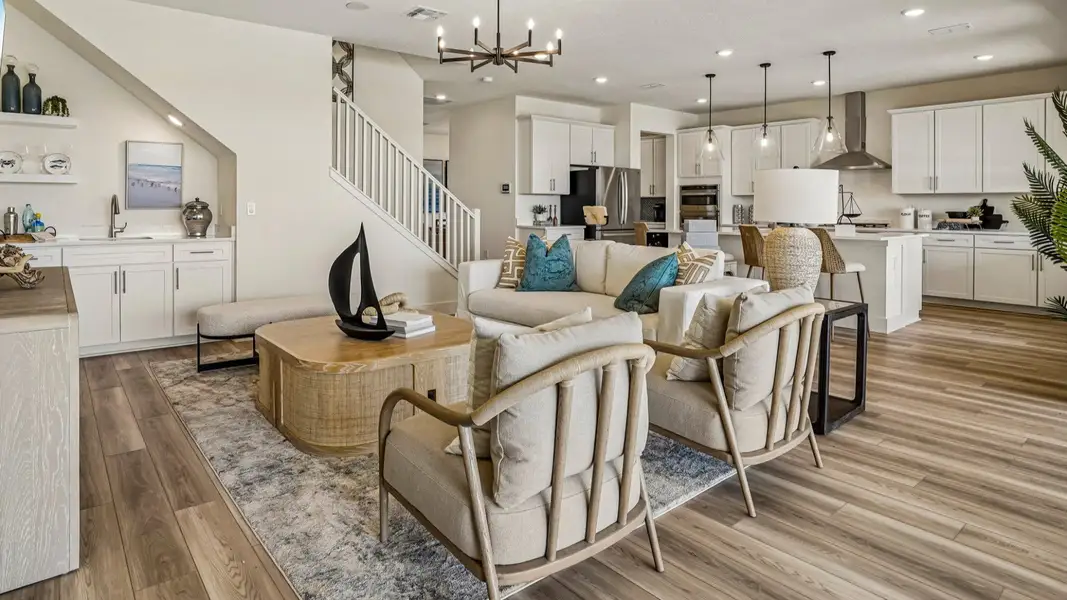 Living Area | Oleander Model Home at Ardisia Park in New Smyrna Beach