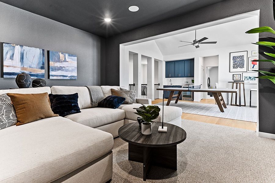 Furnished interior in a model home at Nelson Lake in Rockwall (Image 12). Furnished interior in a model home at Nelson Lake in Rockwall (Image 12).
