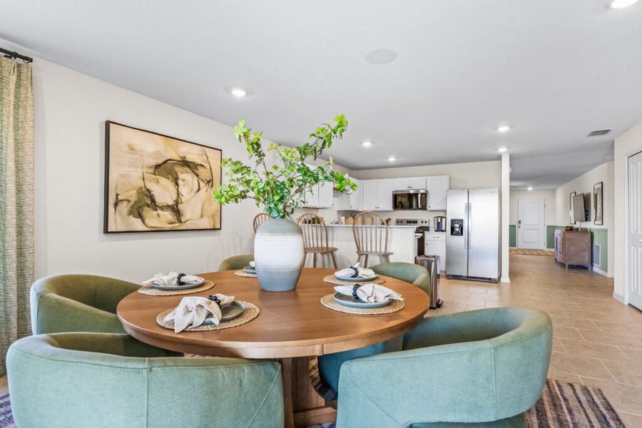 Furnished interior in a model home at Woodland Ranch Estates in Dundee (Image 23).