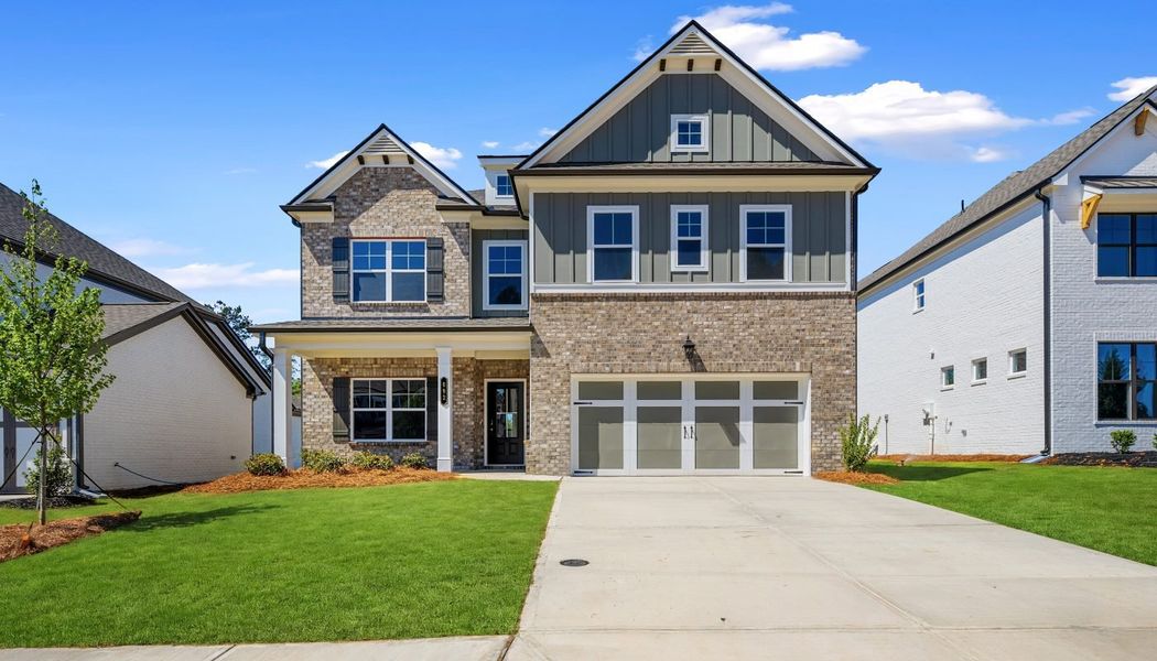 Front exterior of a home in the Greenefield community, located in Cartersville, GA (Image 2). Front exterior of a home in the Greenefield community, located in Cartersville, GA (Image 2).