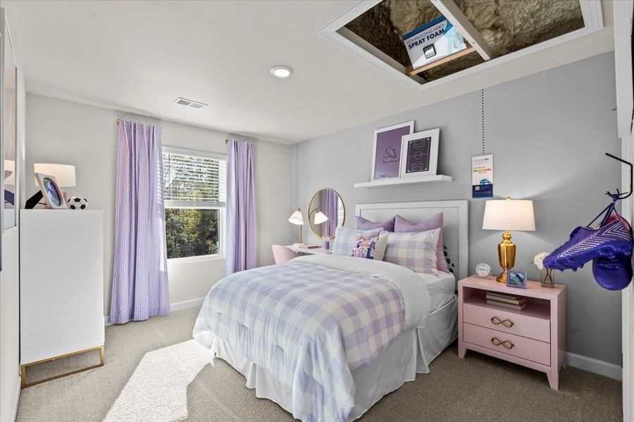 Furnished interior in a model home at Shiloh Valley in Piedmont (Image 12).