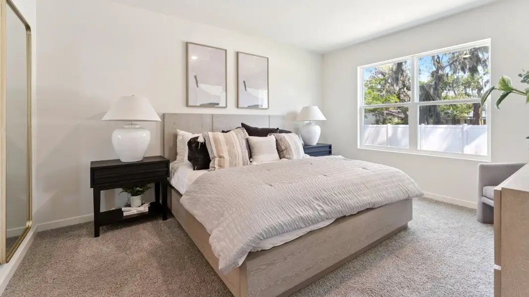 Furnished interior in a model home at Hawks Ridge in Kissimmee (Image 9). Furnished interior in a model home at Hawks Ridge in Kissimmee (Image 9).