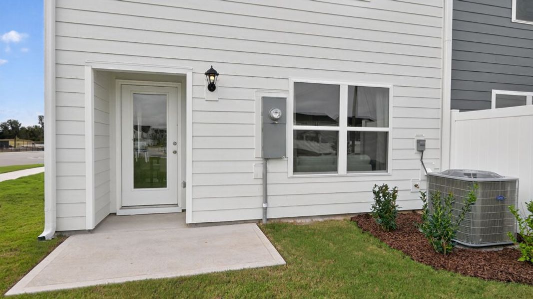 Exterior details of a home in The Townes at Belle Grove, Wendell (Image 6).