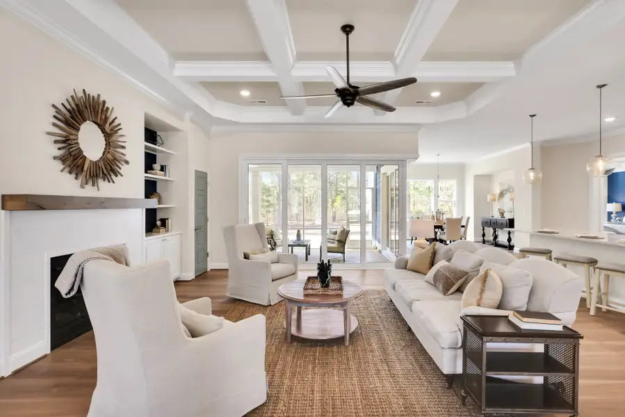 Furnished interior in a model home at Landfall in Wilmington (Image 6). Furnished interior in a model home at Landfall in Wilmington (Image 6).