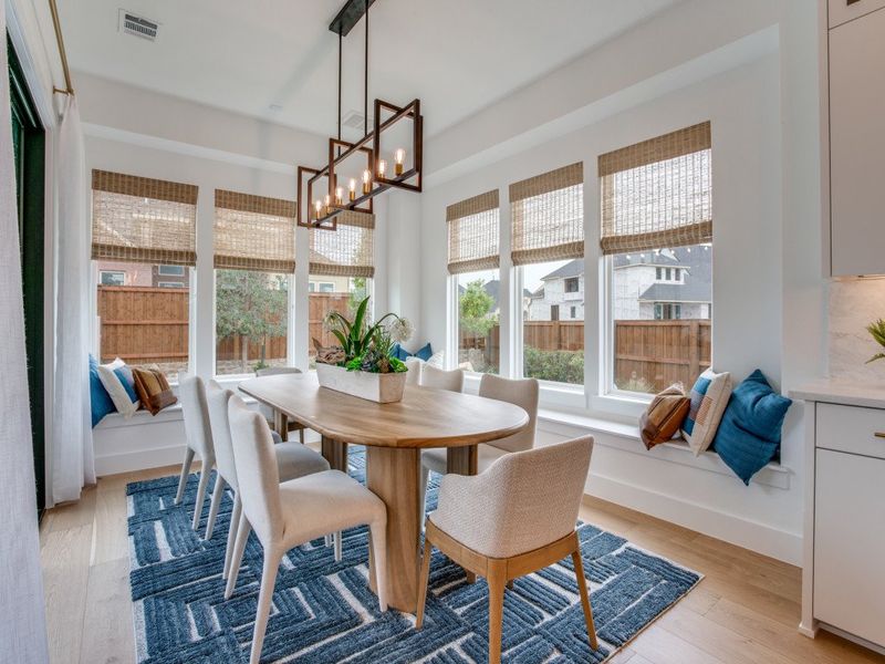 Furnished interior in a model home at Windsong Ranch 61' Series in Prosper (Image 32).