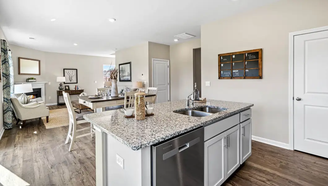 Furnished interior in a model home at Chestnut Ridge in Greenville (Image 9).