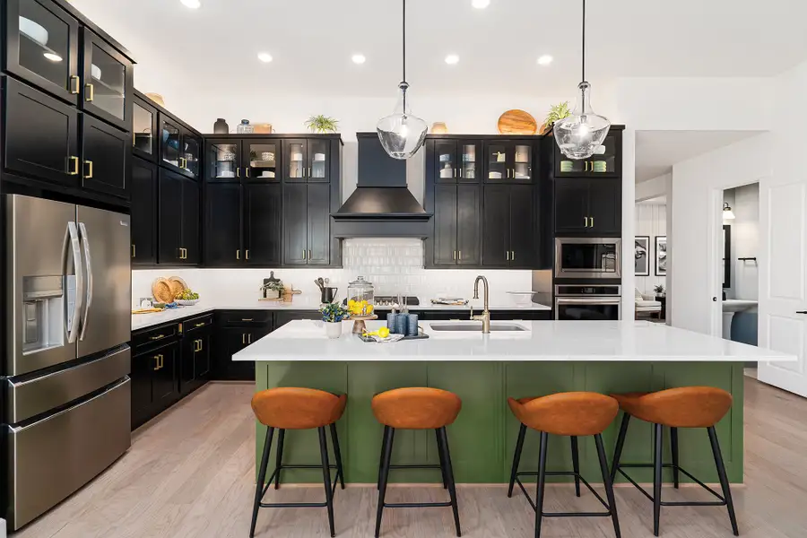 Furnished interior in a model home at Kresston - Enclave Collection in Montgomery (Image 7).