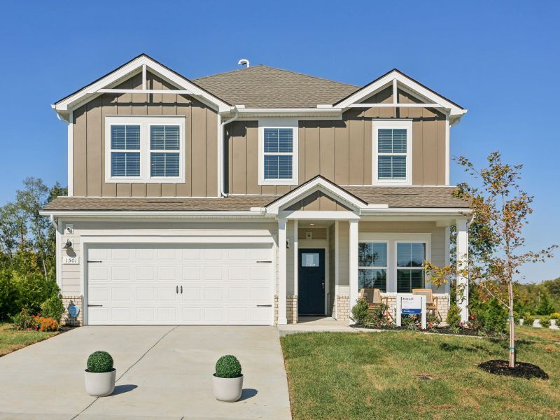 Front exterior of a home in the Bear Springs community, located in Columbia, TN (Image 1).