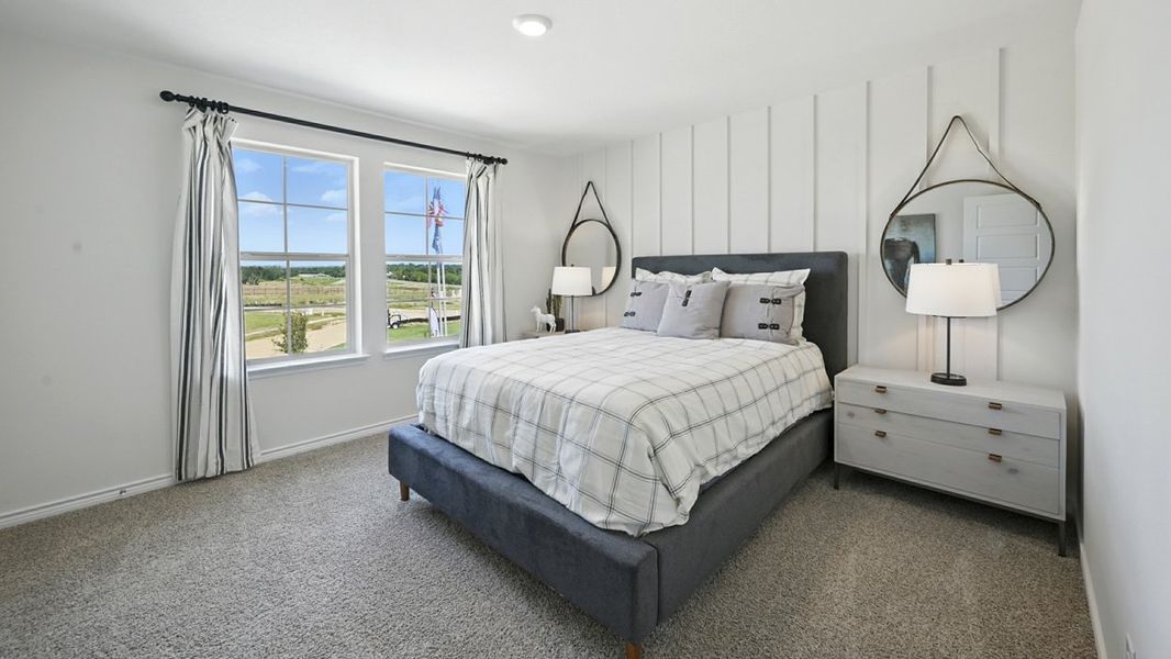 Furnished interior in a model home at Lilybrooke at Legacy Hills in Celina (Image 33).