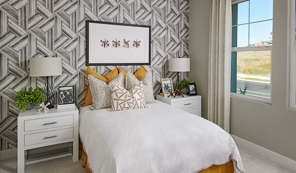Furnished interior in a model home at Saguaro Reserve III in Marana (Image 6).