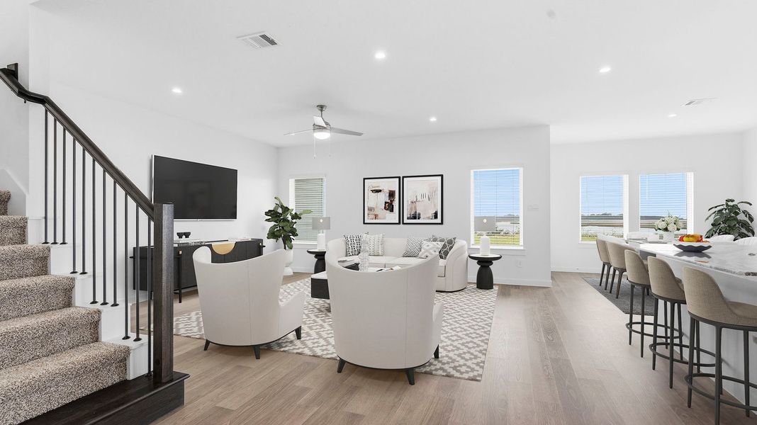 Furnished interior in a model home at Grand Cay Harbour in Texas City (Image 10). Furnished interior in a model home at Grand Cay Harbour in Texas City (Image 10).