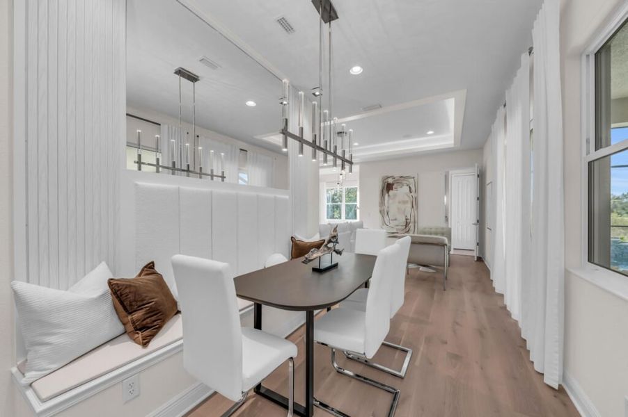 Furnished interior in a model home at Artisan at Watercolor Place in Bradenton (Image 203).