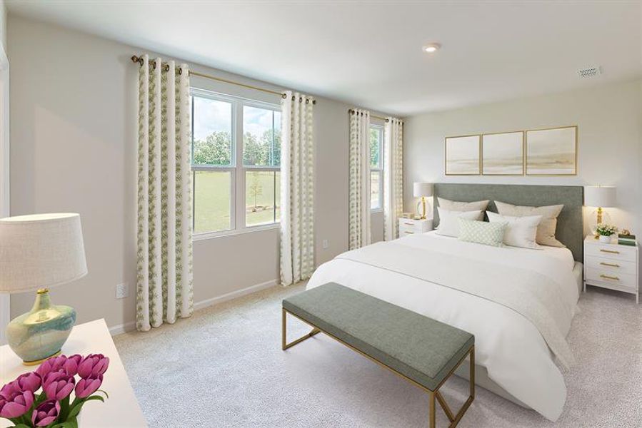 Furnished interior in a model home at Fox Valley in Madison (Image 7).