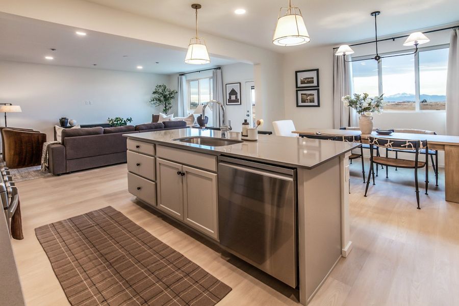 Furnished interior in a model home at Granary Trailblazer Collection - Single Family Homes in Johnstown (Image 54). Furnished interior in a model home at Granary Trailblazer Collection - Single Family Homes in Johnstown (Image 54).