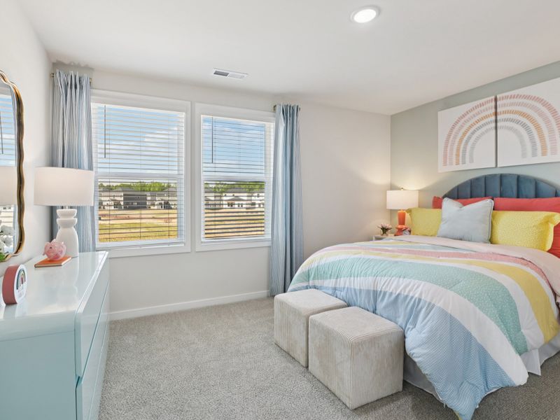 Furnished interior in a model home at Marshburn Landing - Signature Series in Wendell (Image 15).