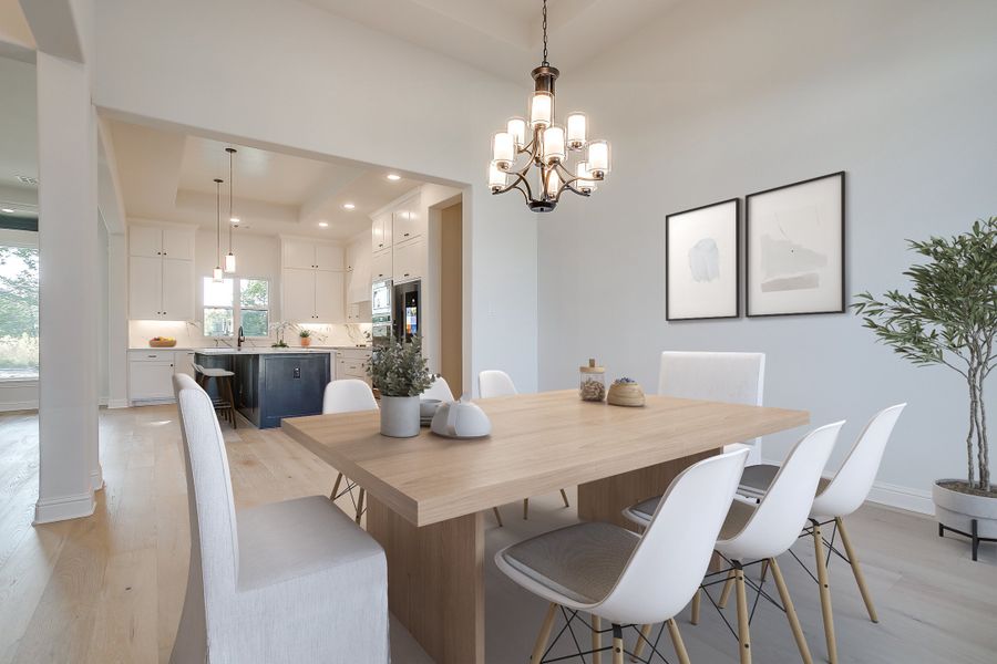 Furnished interior in a model home at Hartson Estates - 1 Acre Lots in Midlothian (Image 3). Furnished interior in a model home at Hartson Estates - 1 Acre Lots in Midlothian (Image 3).