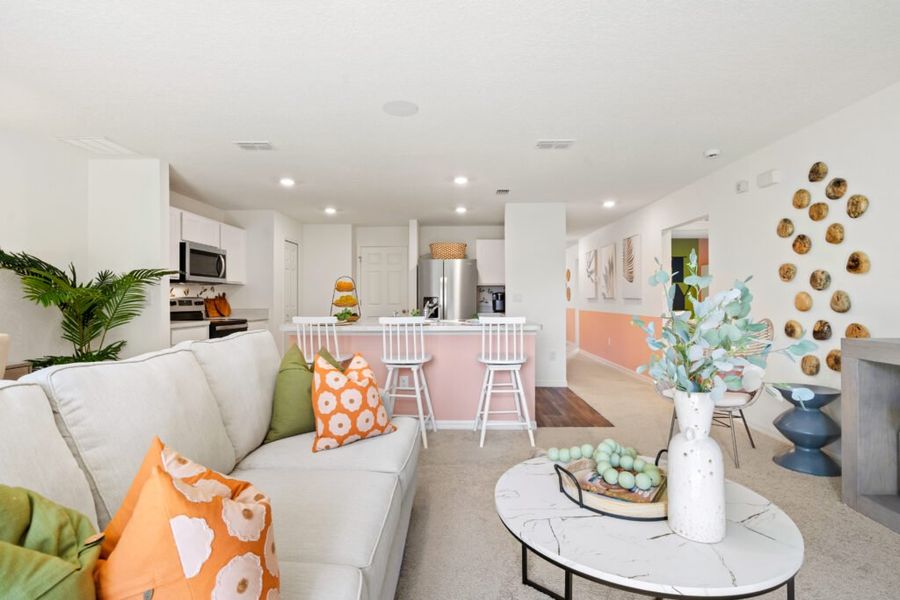 Furnished interior in a model home at Citrus Springs in Citrus Springs (Image 10).