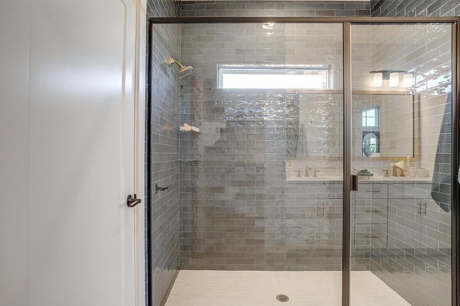 Furnished interior in a model home at MidTowne in Midlothian (Image 35).