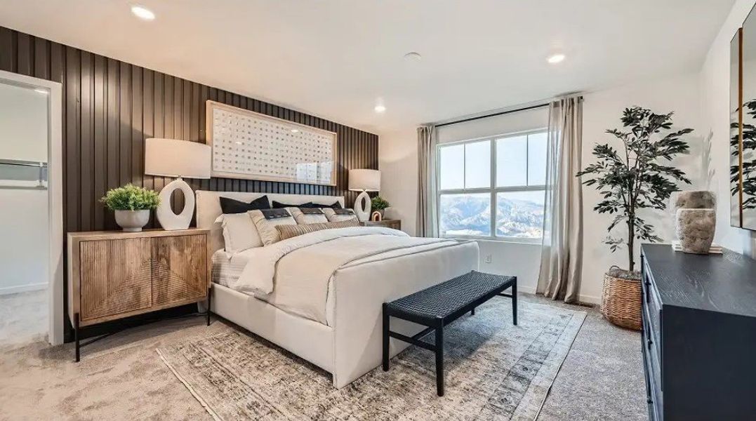 Furnished interior in a model home at Timber Lark in Fort Collins (Image 14). Furnished interior in a model home at Timber Lark in Fort Collins (Image 14).