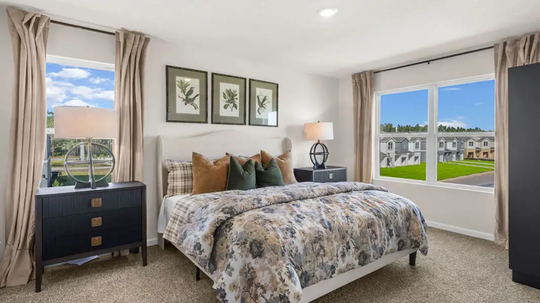 Furnished interior in a model home at Abilene Acres in Tallahassee (Image 32).