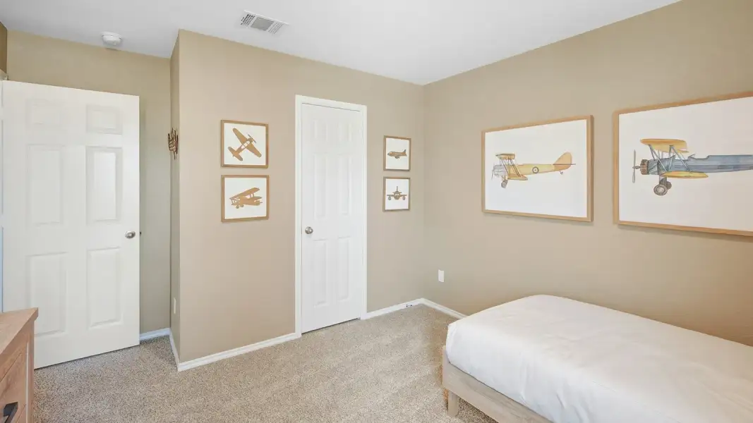 Furnished interior in a model home at Wildwood Estates in Nolanville (Image 29).