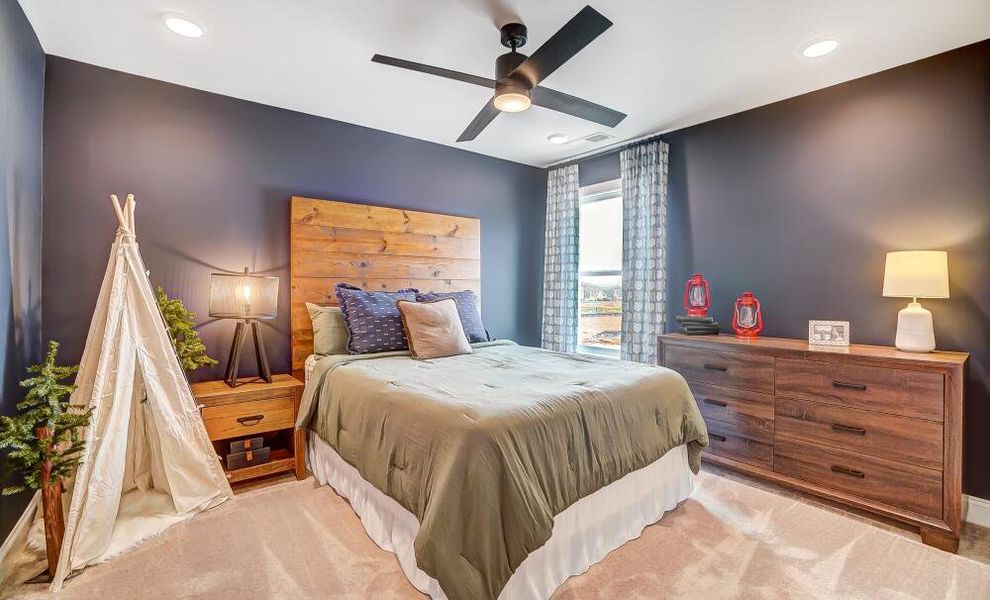 Furnished interior in a model home at Secrest Meadows in Monroe (Image 17).