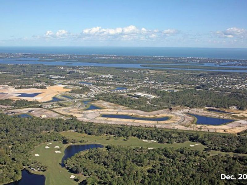 Site preparation and early development at High Pointe in Vero Beach, FL (Image 110).