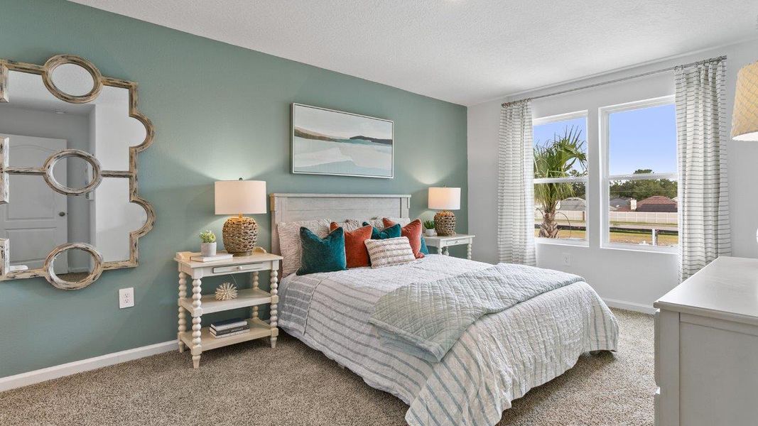 Furnished interior in a model home at The Landing in Middleburg (Image 27).