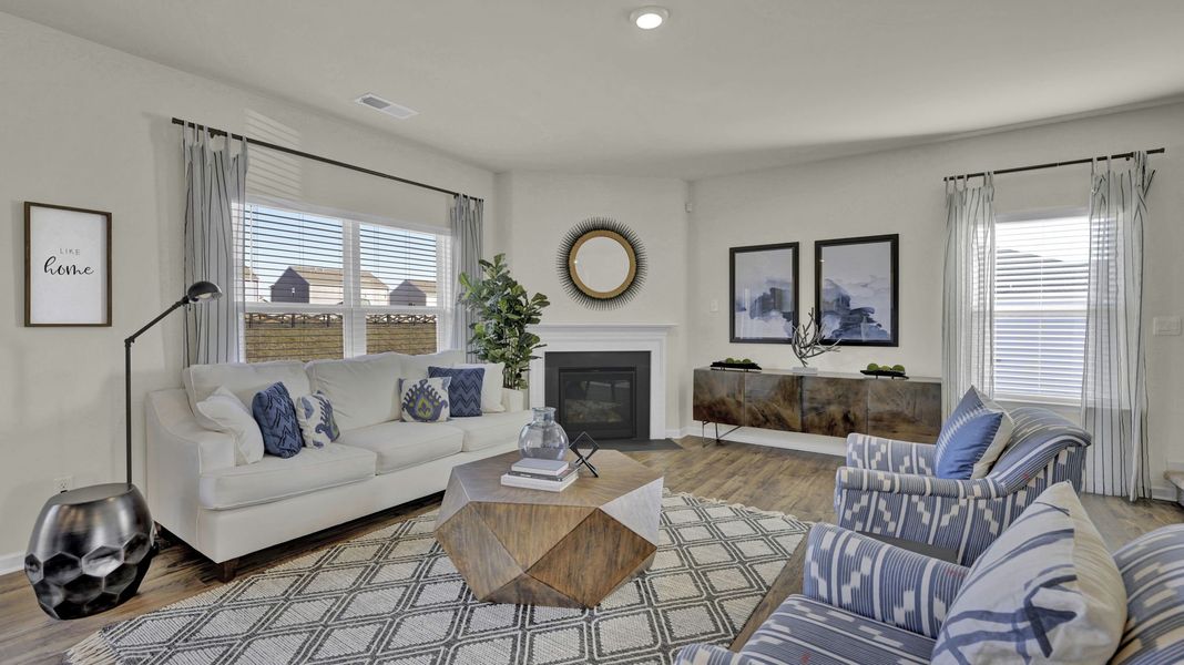 Furnished interior in a model home at Sweet Briar in Ooltewah (Image 6).