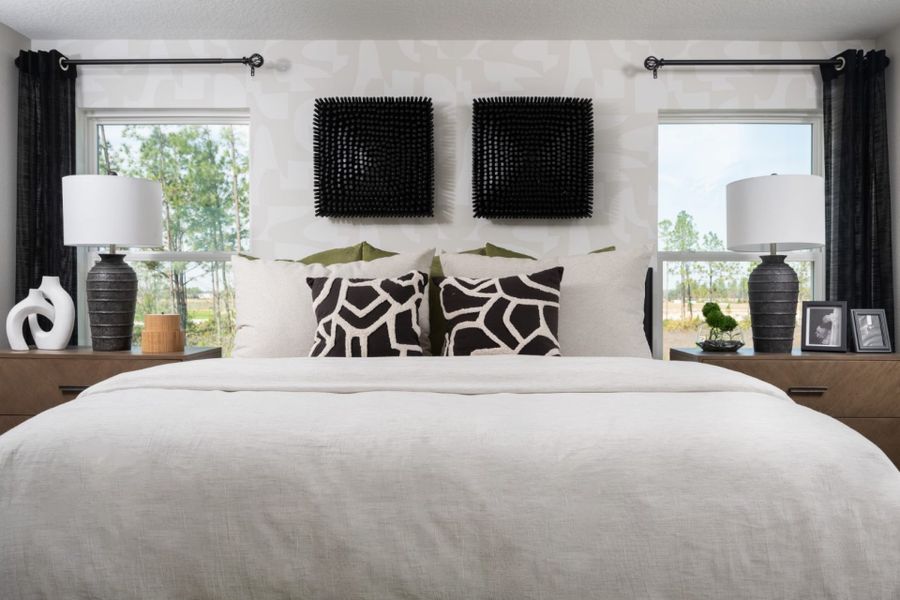 Furnished interior in a model home at Davis Landing in Wimauma (Image 4).