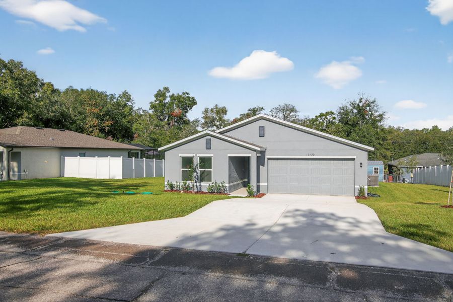 A house with garages.