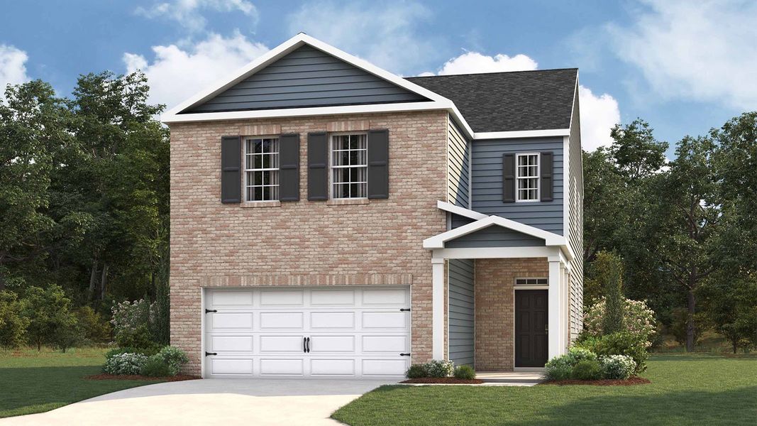 Front exterior of a home in the River Landing community, located in Murfreesboro, TN (Image 12).