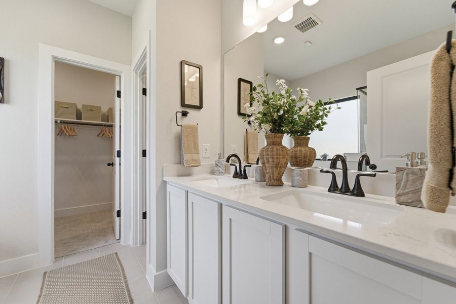 Furnished interior in a model home at Heartland in Heartland (Image 40).