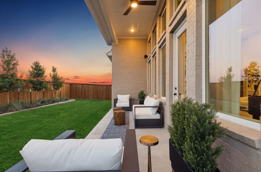 Exterior details of a home in Hazelwood 55' Series, Frisco (Image 7).