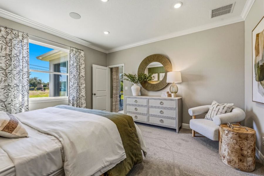 Furnished interior in a model home at Port Saint Lucie in Port St. Lucie (Image 26).