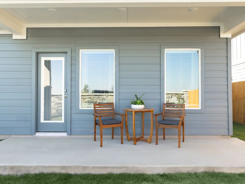 Exterior details of a home in Prairie Winds - Reserve Collection, Hutto (Image 5). Exterior details of a home in Prairie Winds - Reserve Collection, Hutto (Image 5).