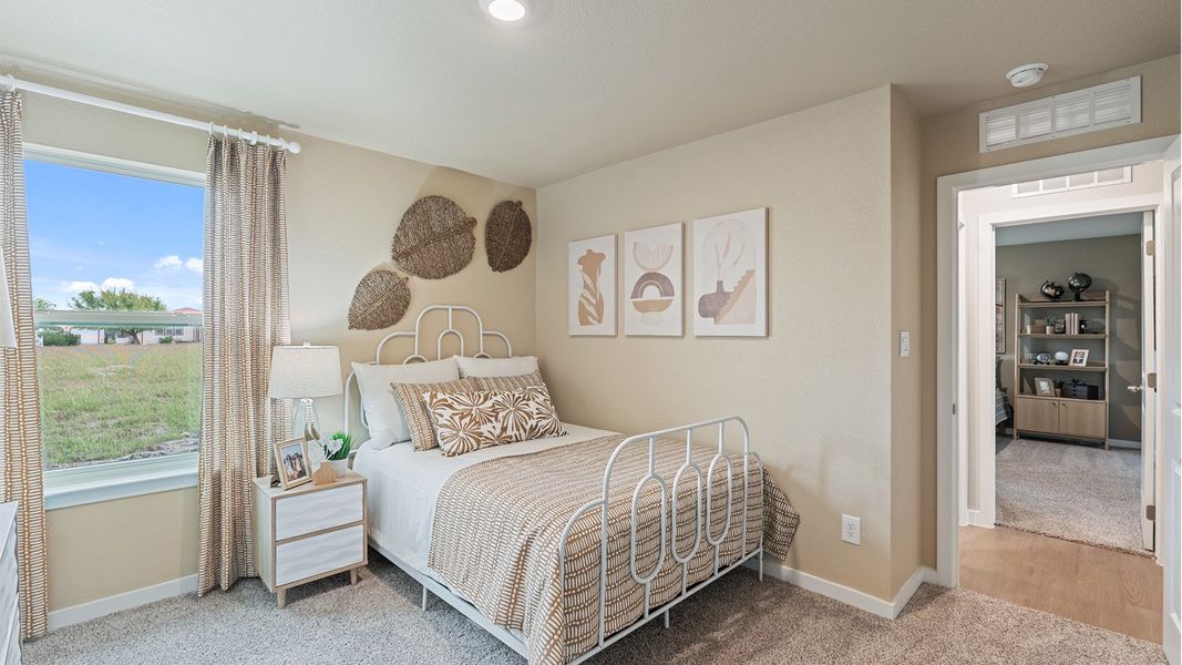 Furnished interior in a model home at Empire Estates in Corpus Christi (Image 24).